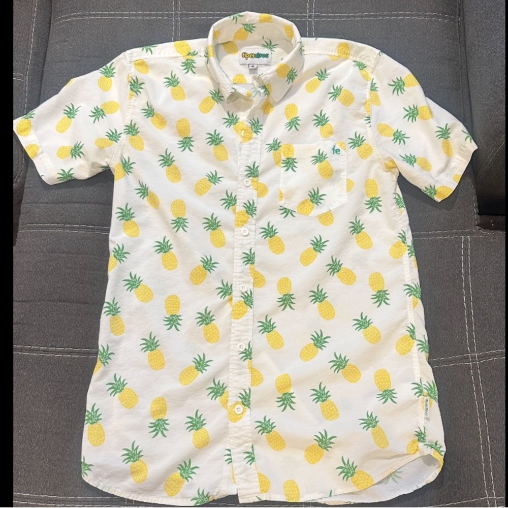 Tipsy Elves PINEAPPLE PARADE HAWAIIAN SHIRT